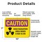 Signmission Radiation & Laser Sign, 7 in H x 10 in W, Plastic, Rectangle OS-2PACK-CR-P-710-L-10173 - alternate 2